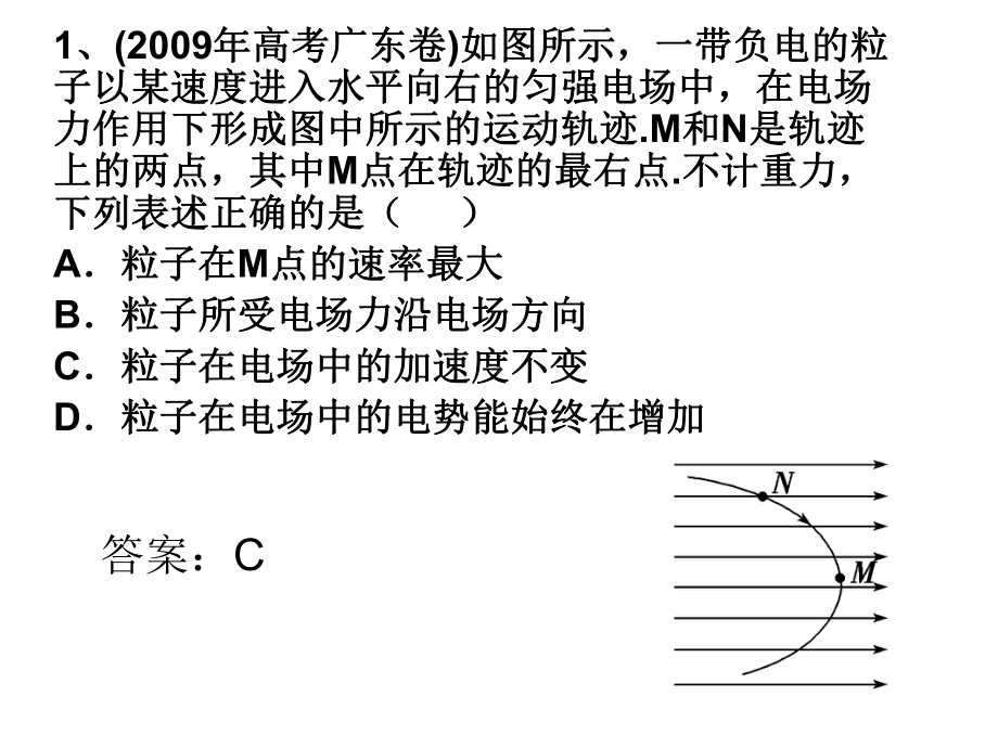 静电场与力学结合习题 .ppt_第1页