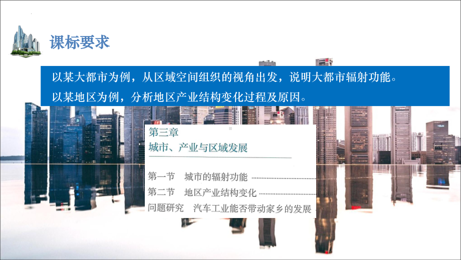 第三章城市、产业与区域发展教材分析ppt课件-2023新人教版（2019）《高中地理》选择性必修第二册.pptx_第2页