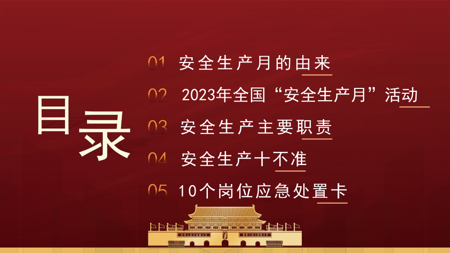 2023年第22个全国安全生产月主题宣传PPT安全生产主要职责PPT课件（带内容）.pptx_第2页