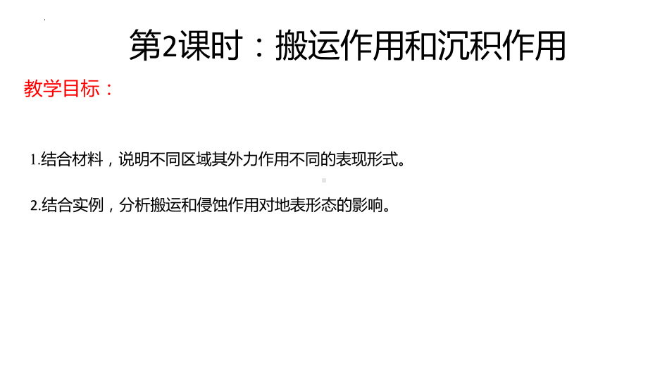 2.1.2外力作用（搬运、沉积）ppt课件-2023新人教版（2019）《高中地理》选择性必修第一册.pptx_第2页