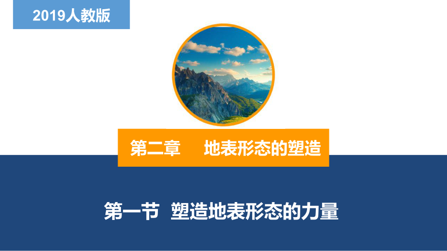 2.1塑造地表形态的力量ppt课件-2023新人教版（2019）《高中地理》选择性必修第一册.pptx_第1页