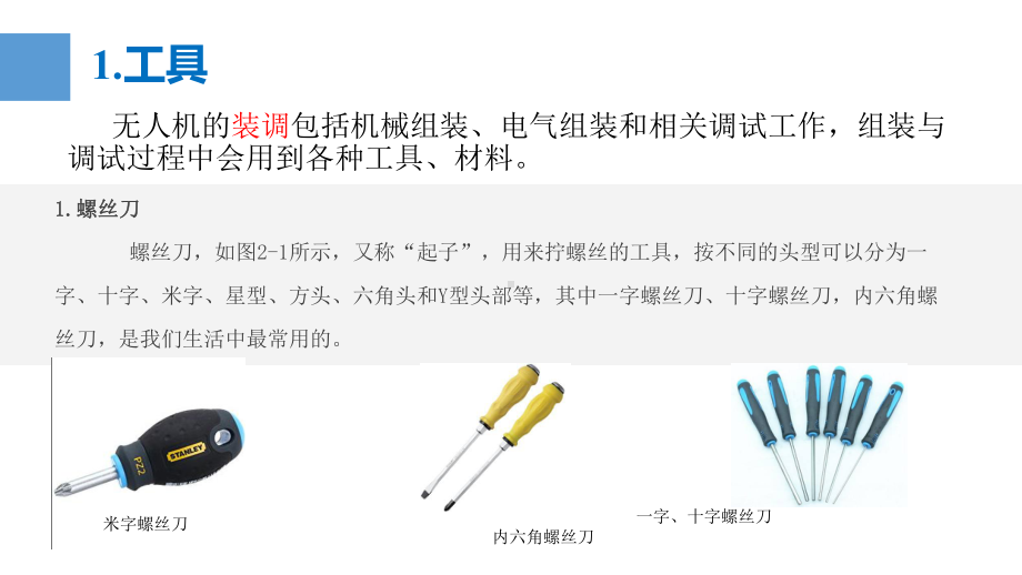 《无人机组装与调试》第二章 常用工具.pptx_第3页