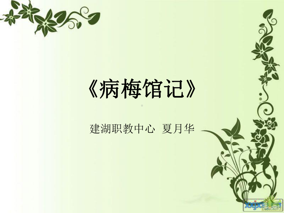 《病梅馆记》说课 .ppt_第1页