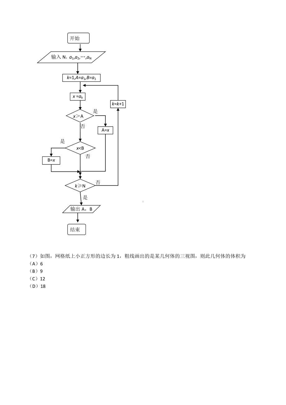 海南省高考文科数学试题.doc_第2页