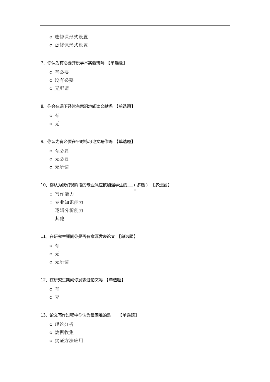 关于研究生论文写作的问卷调查.docx_第2页