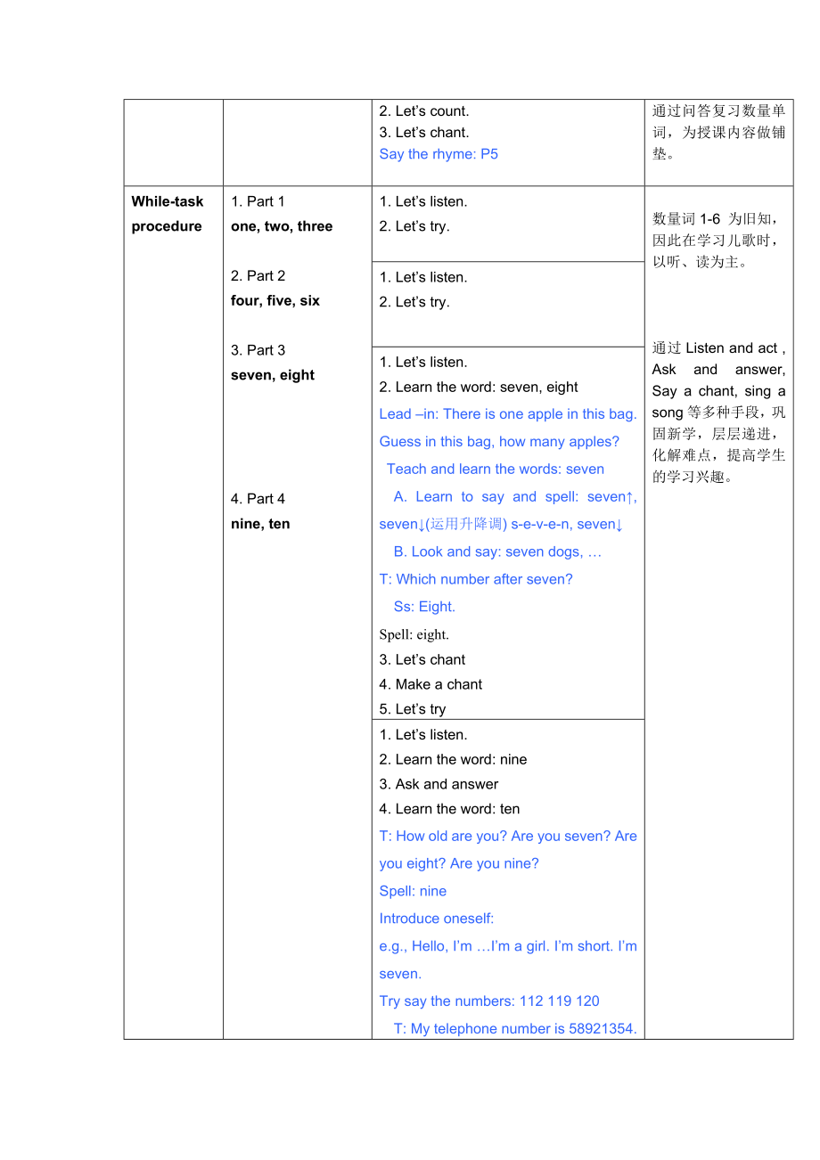 牛津英语2AM1U3教案.doc_第3页