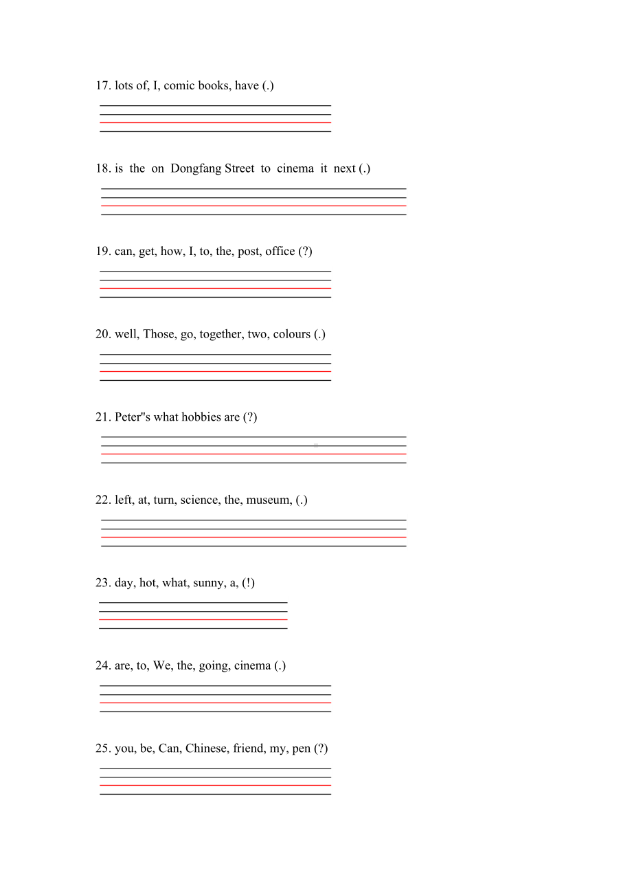 牛津小学六年级英语上学期连词成句专项综合知识.doc_第3页