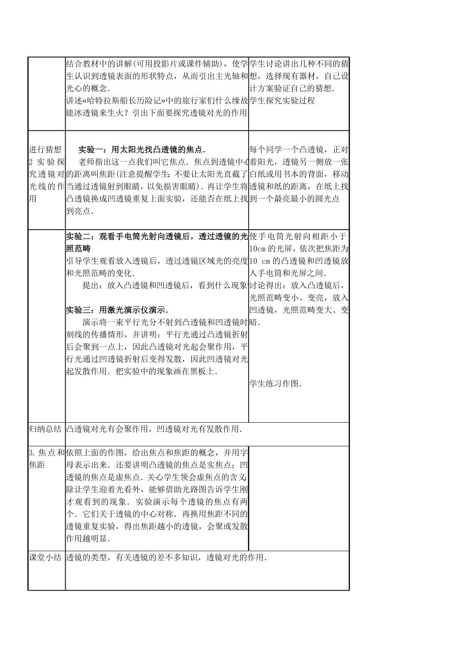 第六章《常见的光学仪器》教案(北师大版初二下).doc_第2页