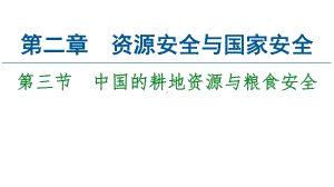 第2章第3节　中国的耕地资源与粮食安全ppt课件-2023新人教版（2019）《高中地理》选择性必修第三册.ppt