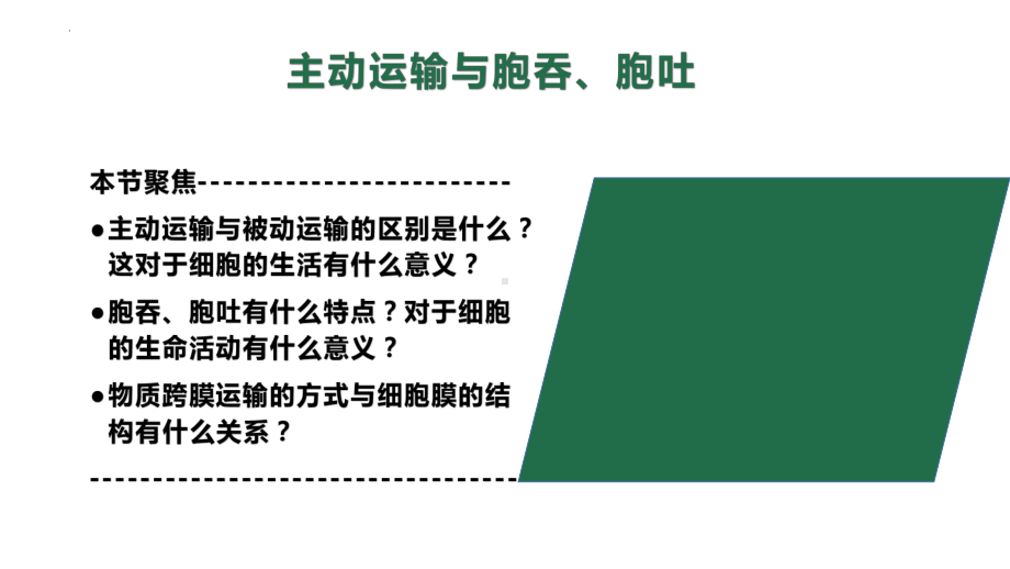 4.2主动运输与胞吞、胞吐ppt课件 -2023新人教版（2019）《高中生物》必修第一册.pptx_第2页