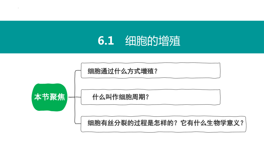 6.1细胞的增殖 ppt课件 -2023新人教版（2019）《高中生物》必修第一册.pptx_第1页