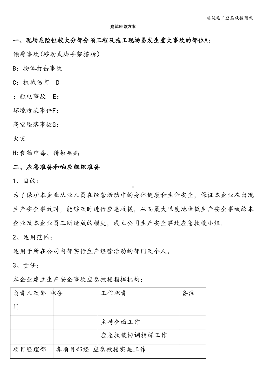 建筑施工应急救援预案.docx_第1页