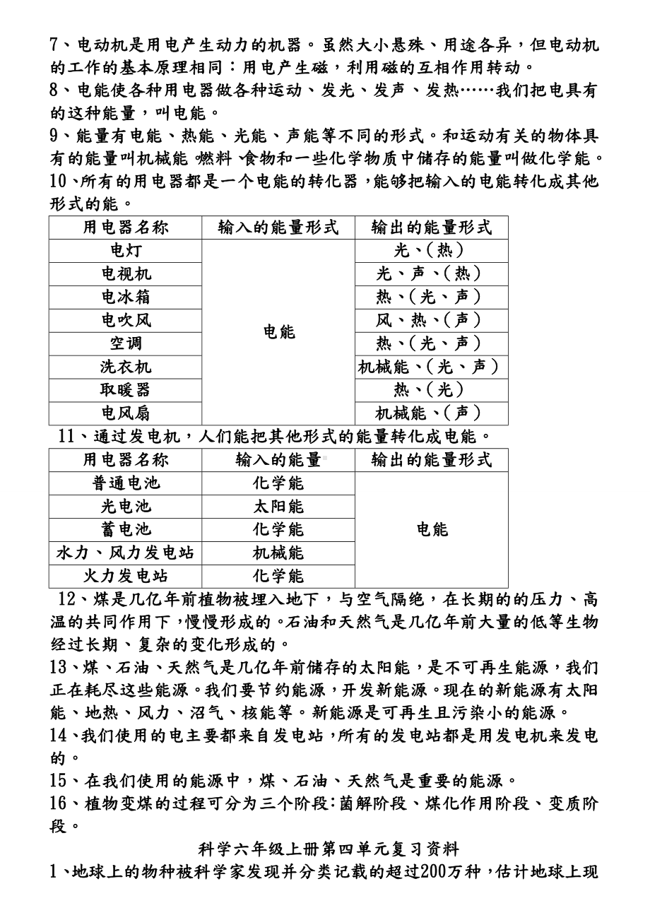 科学教育科学六年级上册六年级科学上册复习提纲.doc_第3页