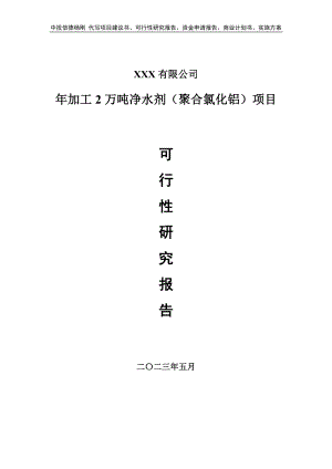 年加工2万吨净水剂（聚合氯化铝）项目可行性研究报告.doc