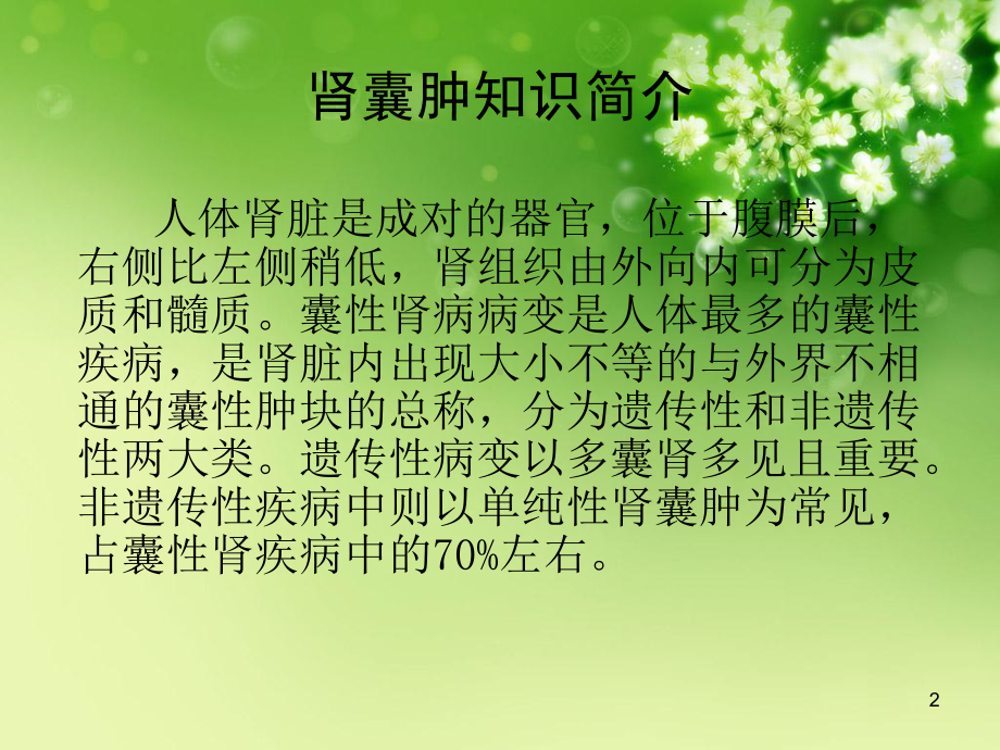 肾囊肿去顶减压术病人的护理参考教学课件.ppt_第2页