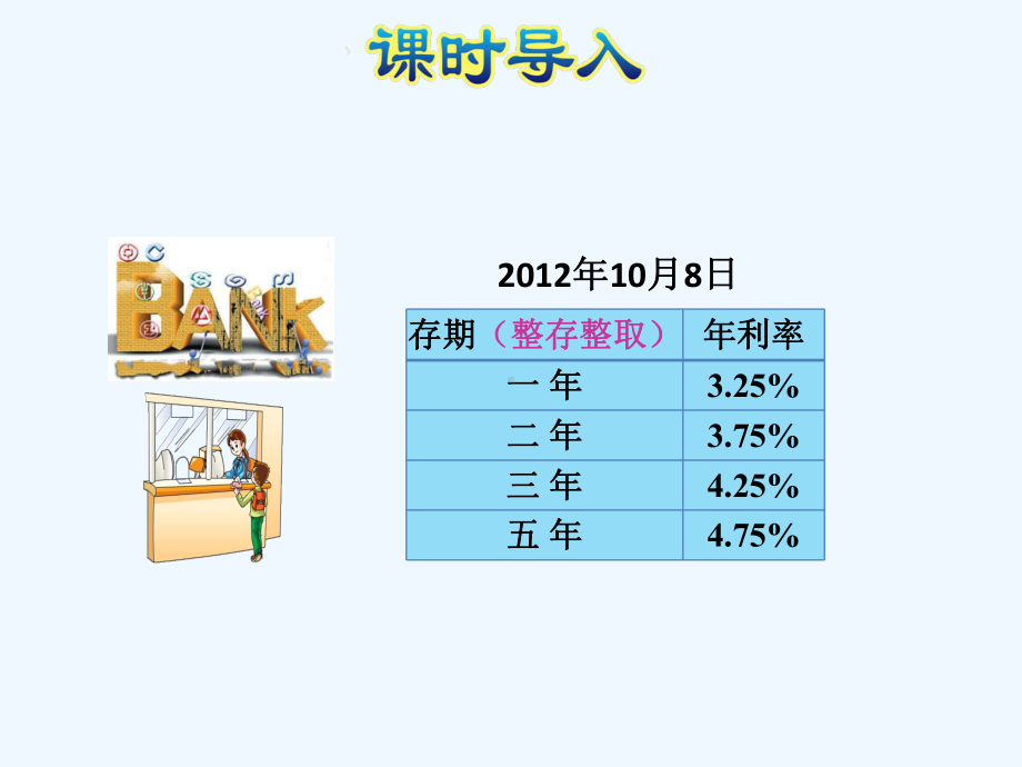 苏教版六年级数学上册第六单元百分数-610与利息有关的实际问题课件.pptx_第2页