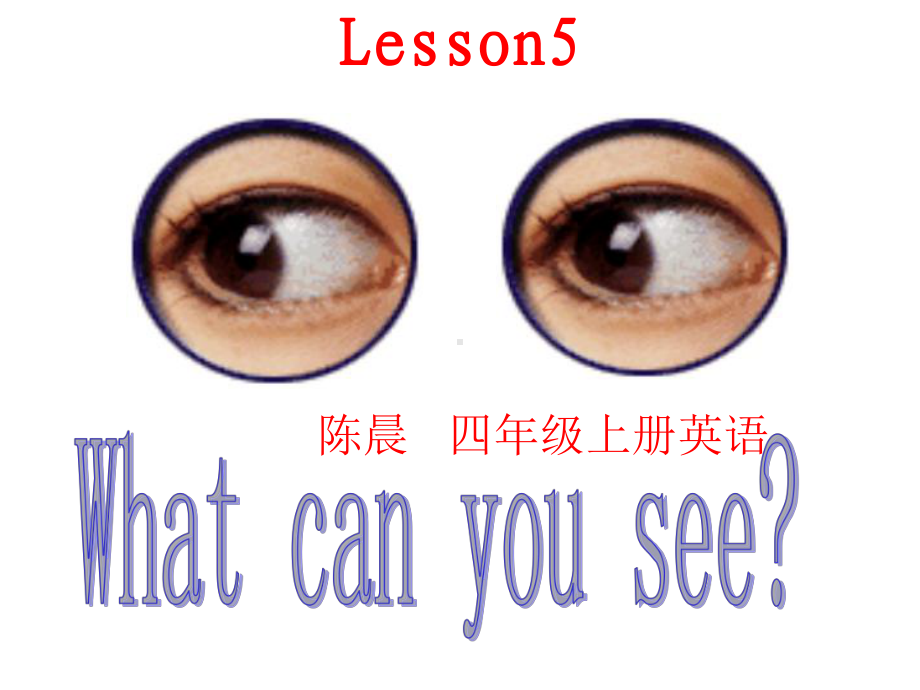 科普版四年级上册英语第五课whatcanyousee课件.ppt_第1页