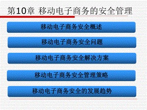 移动商务的安全管理课件.ppt