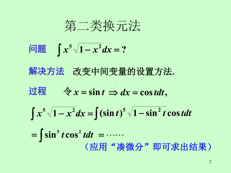 第四章-第3节-第二类换元积分法课件.ppt_第2页