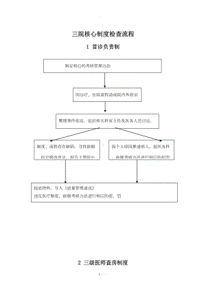 医院核心制度流程图12410(DOC 23页).doc