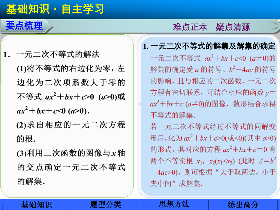 第七章72一元二次不等式及其解法课件.ppt_第2页