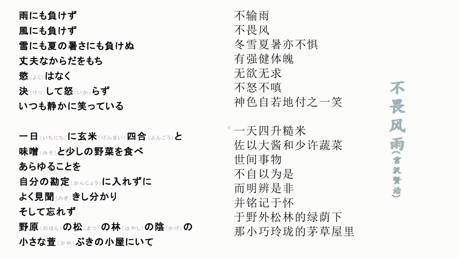 第2課 雨にも負けず 单词ppt课件-2023新人教版《高中日语》选择性必修第一册.pptx_第3页