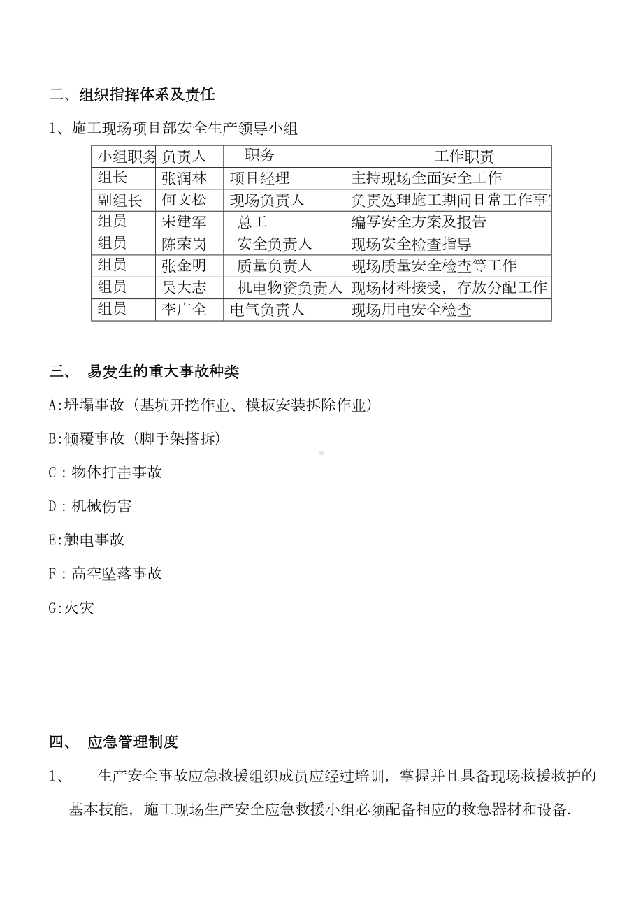 （整理版施工方案）重大危险源及应急预案安全专项施工方案)(DOC 15页).doc_第2页