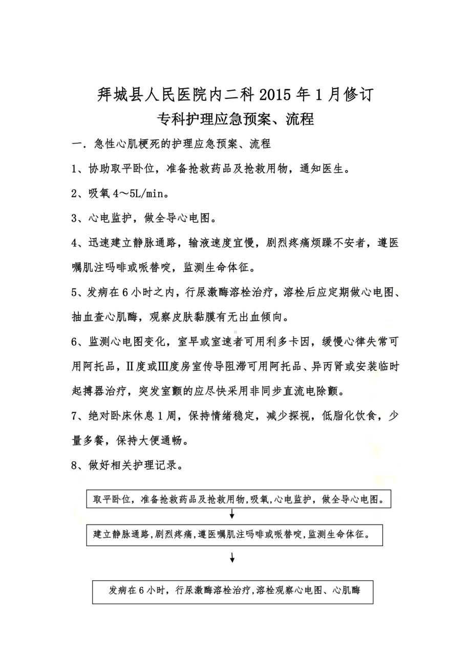 专科护理应急预案(DOC 14页).doc_第2页