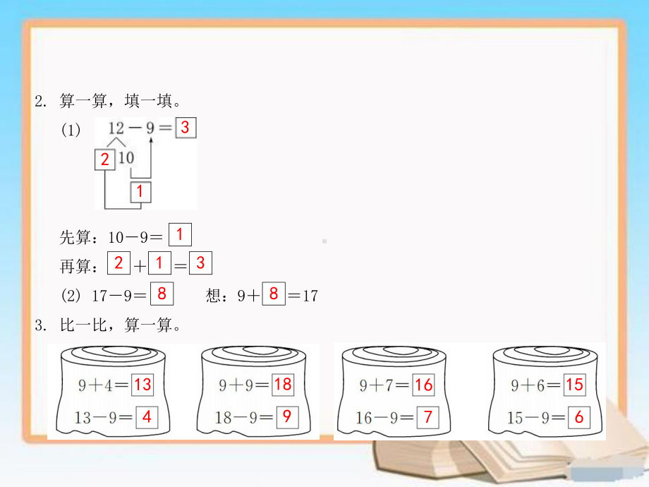 苏教版一年级数学下册复习期第一单元课件.ppt_第3页