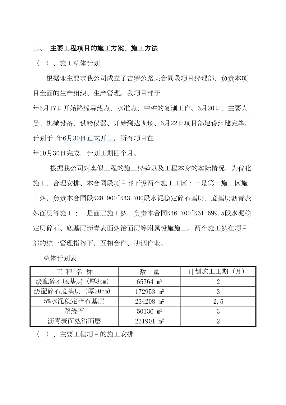 吉罗公路二期路面工程某合同段施工组织设计-(DOC 23页).doc_第3页