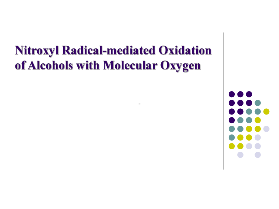 硝酰基自由基调节的乙醇氧分子氧化课件.ppt_第1页