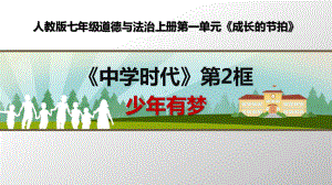 部编人教版七年级道德与法治上册《少年有梦》优质课课件.pptx