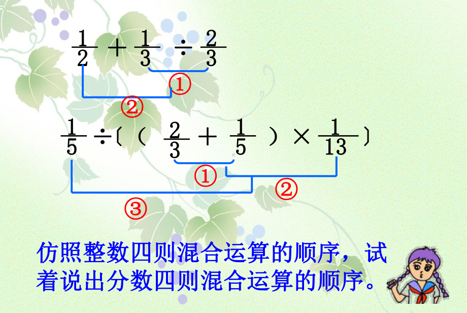 苏教版六年级上册数学《分数四则混合运算》课件.ppt_第3页