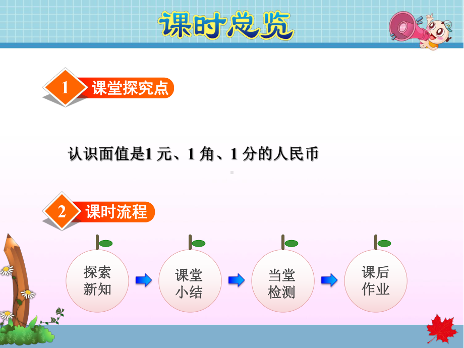 苏教版一年级数学下册第5单元元、角、分课件.ppt_第3页