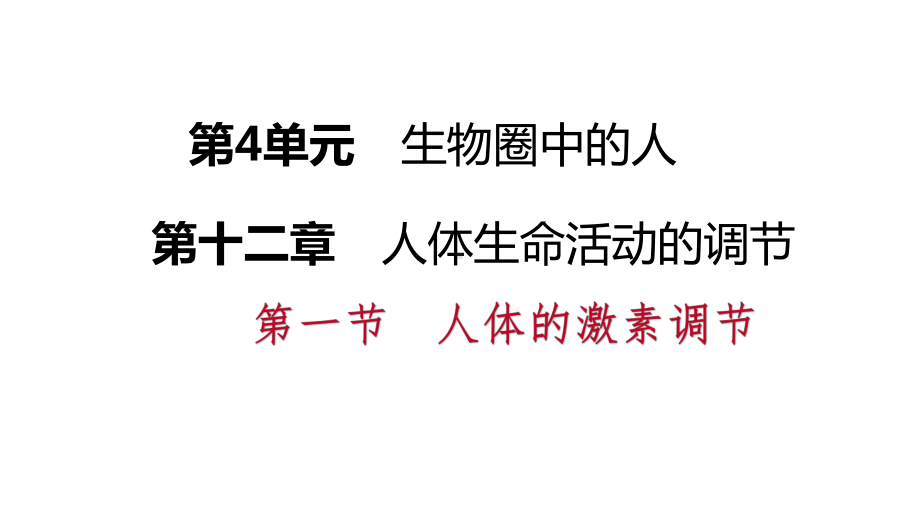 苏科版七年级生物下册第十二章人体生命活动的调节课件.pptx_第1页