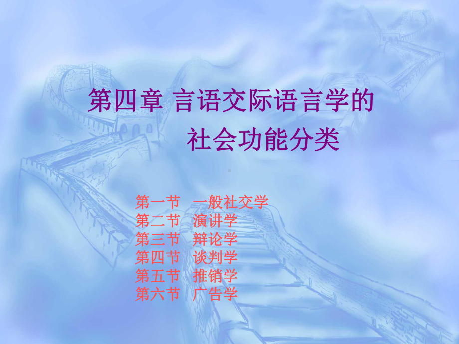 第四章-言语交际语言学的社会功能分类课件.ppt_第1页