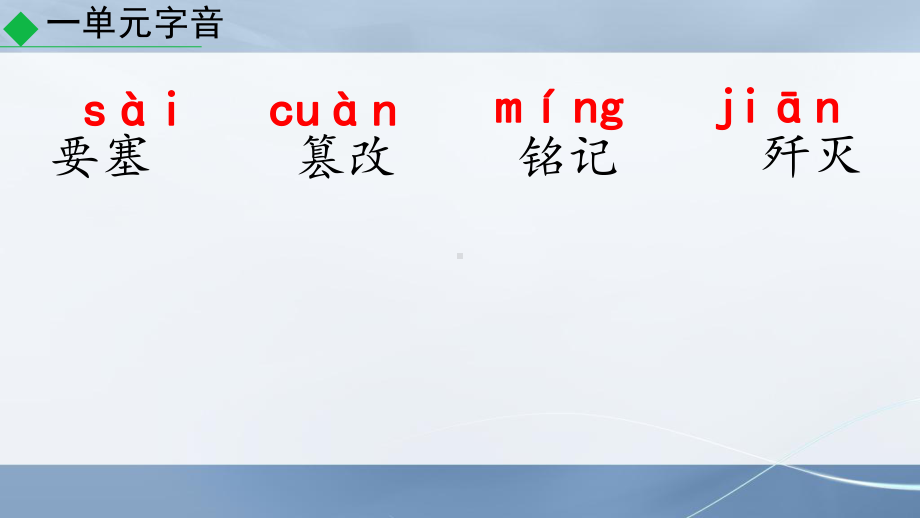 部编本语文八年级上册重点字词期末总复习课件.pptx_第2页