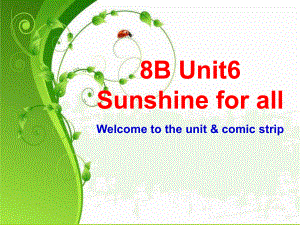 牛津译林版8下unit6welcome-to-the-unit-课件.ppt