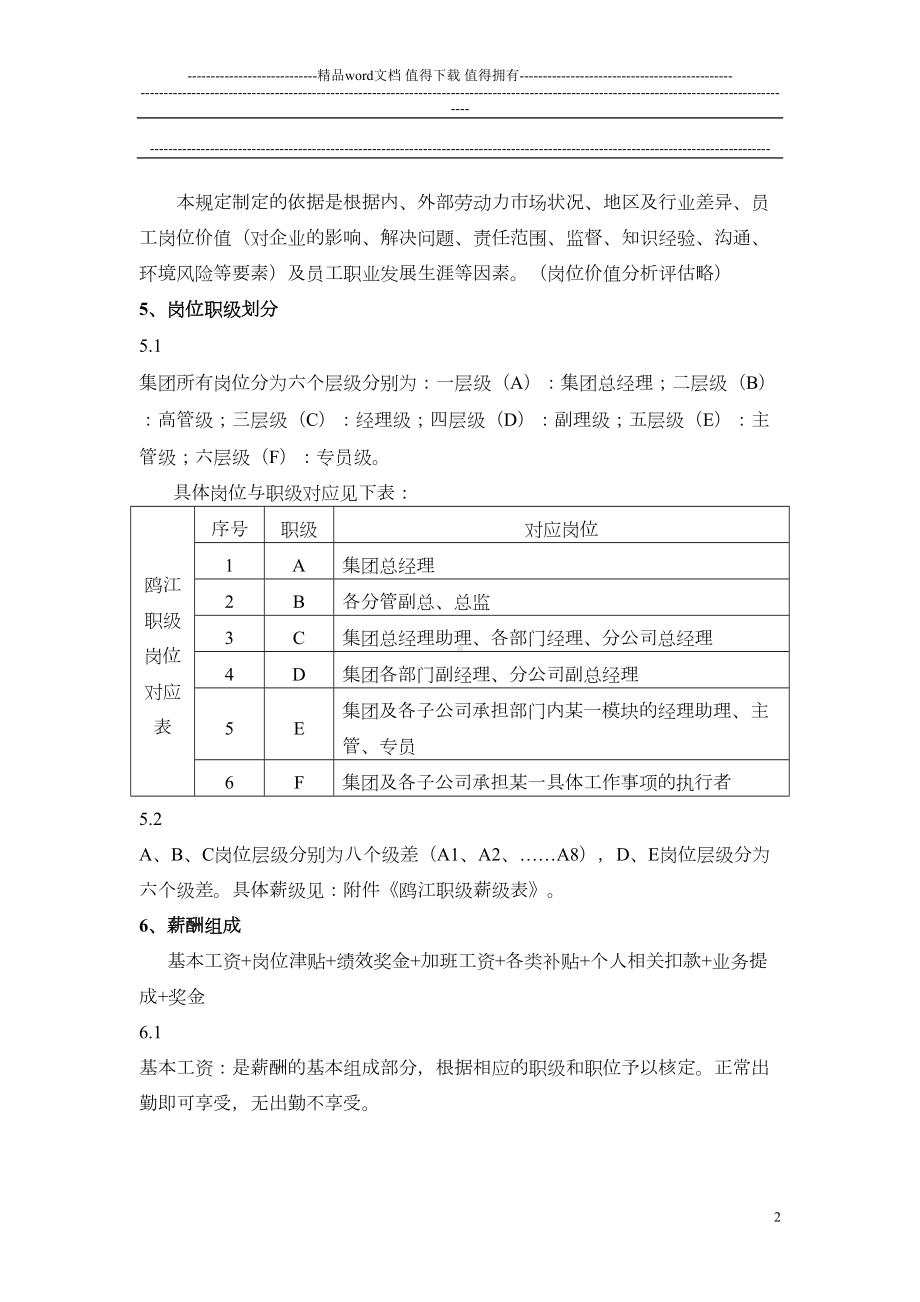 公司薪酬管理制度范本(DOC 21页).doc_第3页