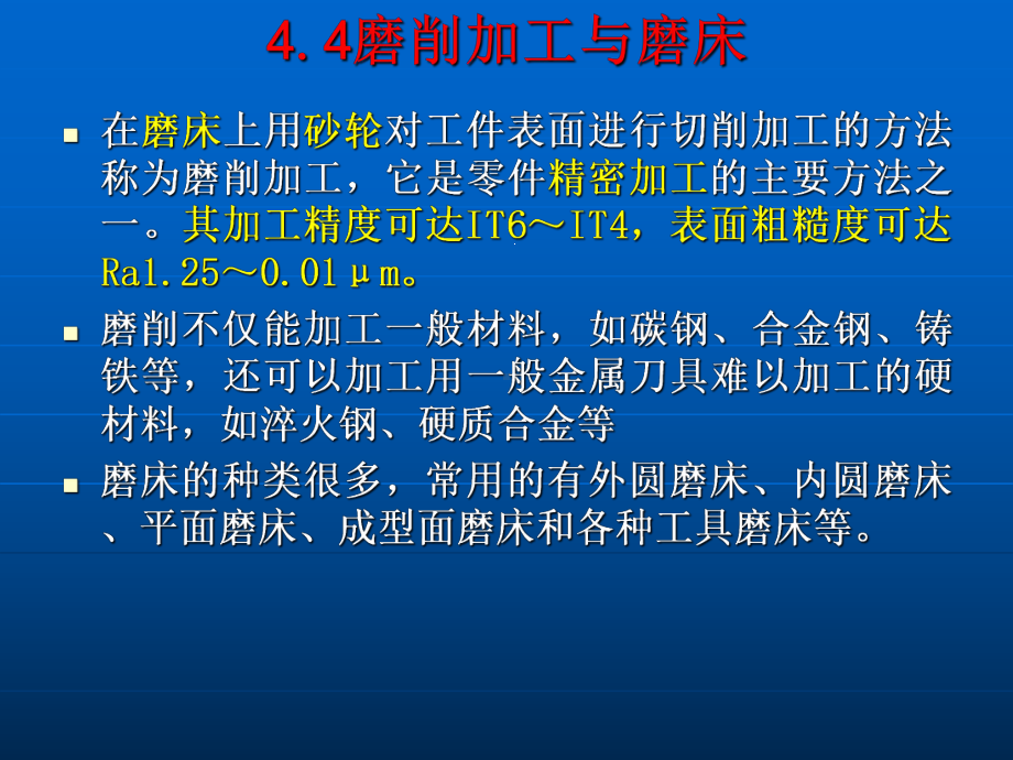 磨削加工工艺与设备课件.ppt_第1页