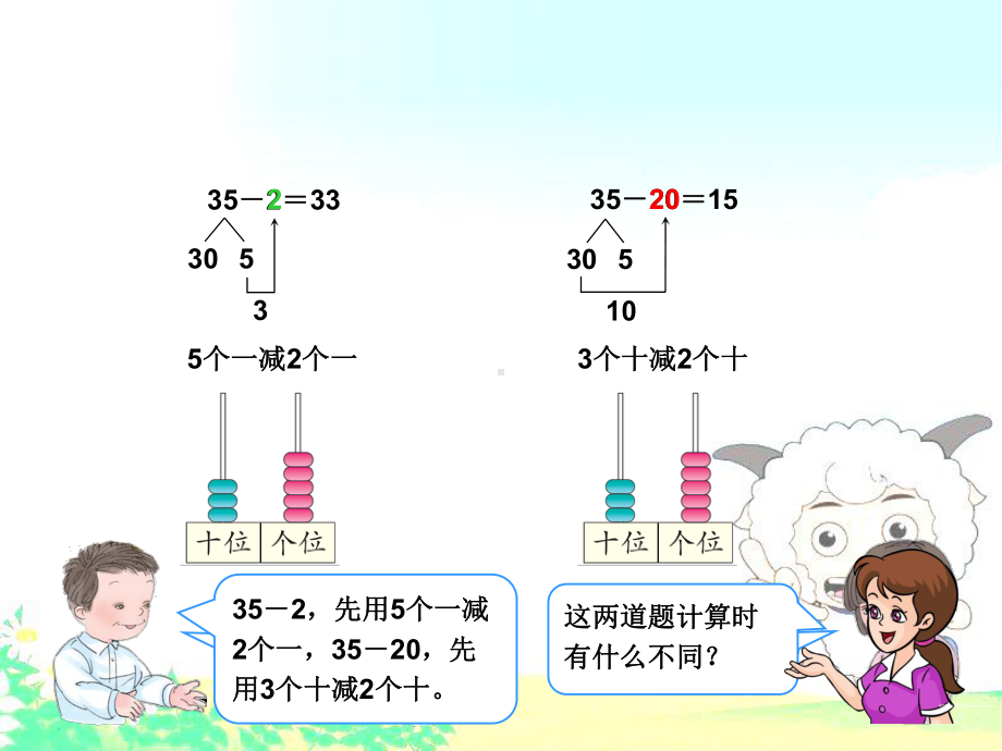 统编版一年级数学下册-两位数减一位数、两位数课件.ppt_第3页