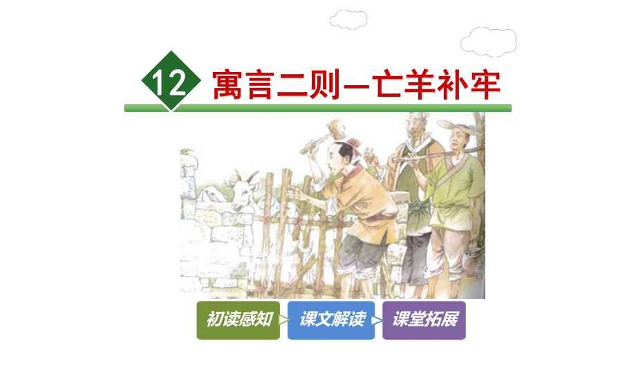 部编本人教版小学二年级语文下册：12寓言二则—亡羊补牢优质课件.pptx_第2页