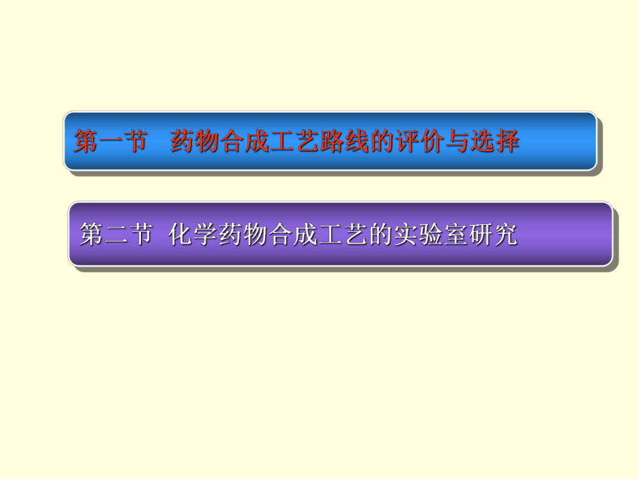 第八章-化学合成药物的工艺研究讲课讲稿课件.ppt_第2页