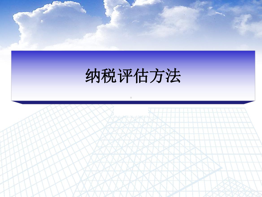 纳税评估方法与技巧课件.ppt_第1页