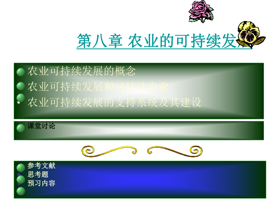 第八章农业的可持续发展课件.ppt_第1页