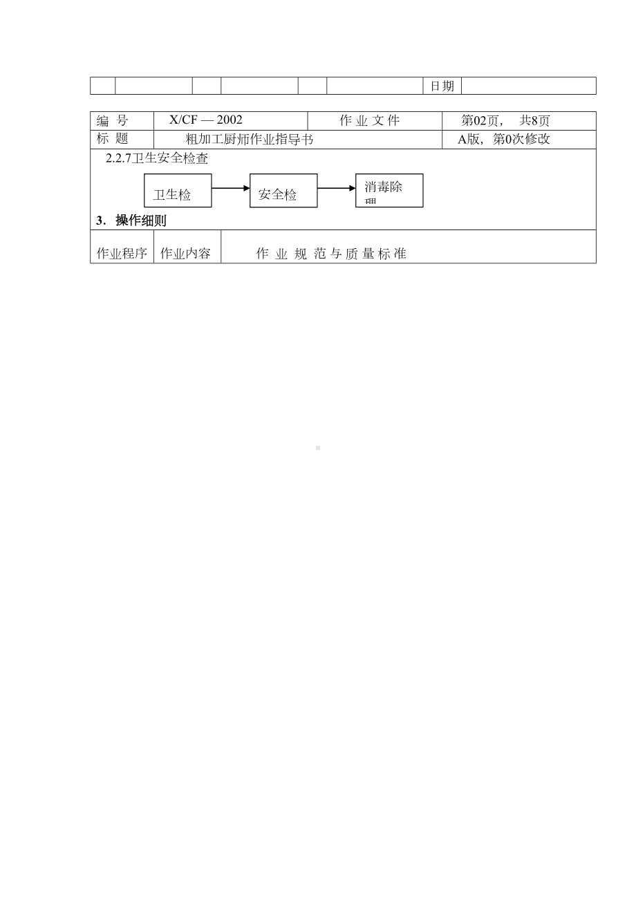 中餐厨房粗加工岗厨师作业指导书电子教案(DOC 9页).doc_第2页