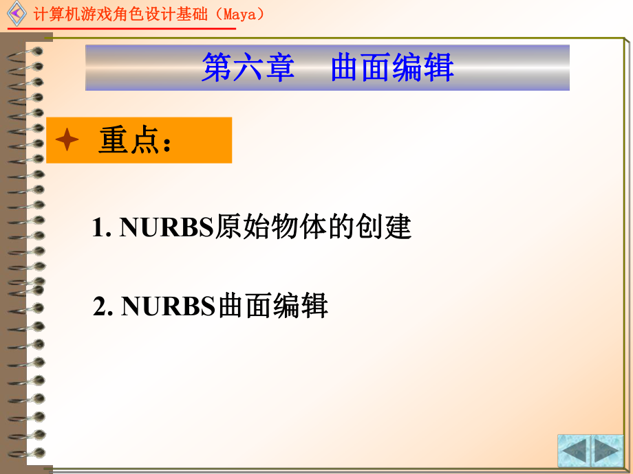 计算机游戏角色设计基础-第6章-曲面编辑课件.pptx_第2页