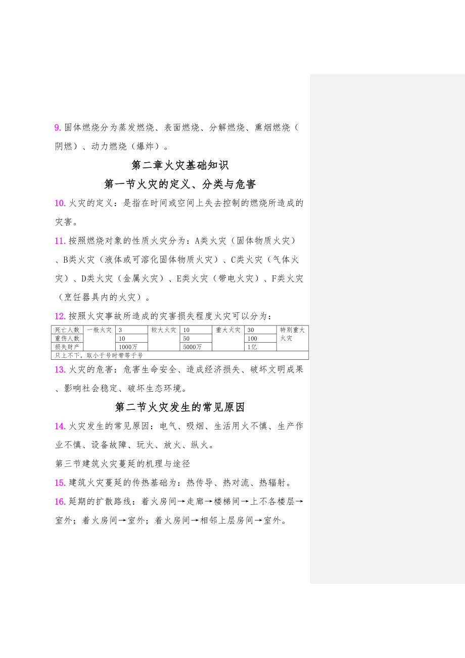 一级消防工程师重点学习笔记word资料77页(DOC 77页).doc_第2页