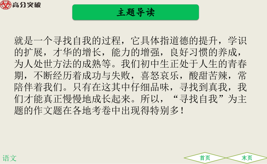 第四部分-第六类--寻找自我-(打造属于自己的高分主题作文)-中考满分作文必备课件.ppt_第3页