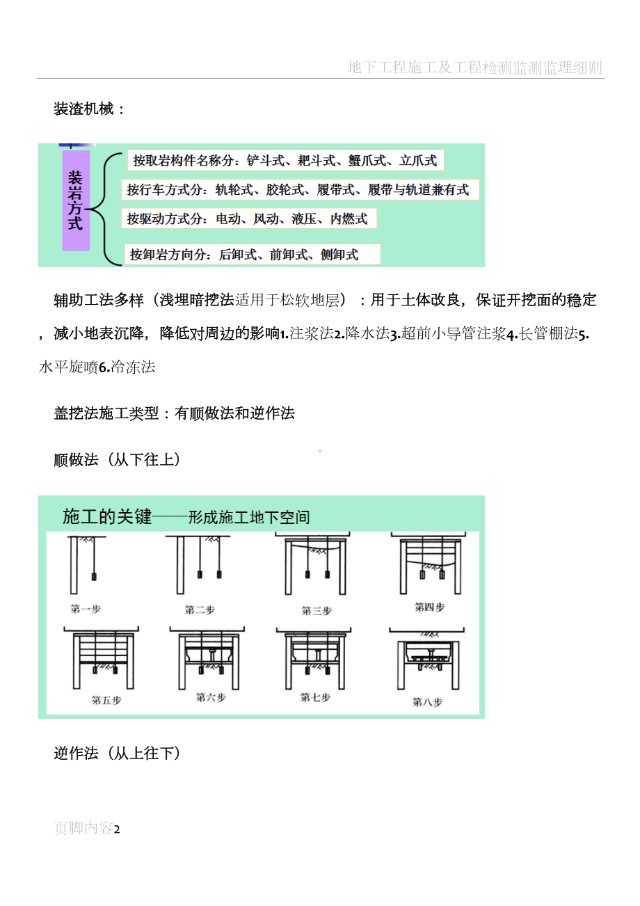 地下工程施工技术复习(DOC 8页).doc_第2页